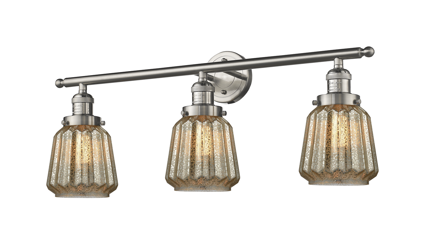 LED Bath Vanity by Innovations - Franklin Restoration Collection, Brushed Satin Nickel Finish - 205-SN-G146-LED
