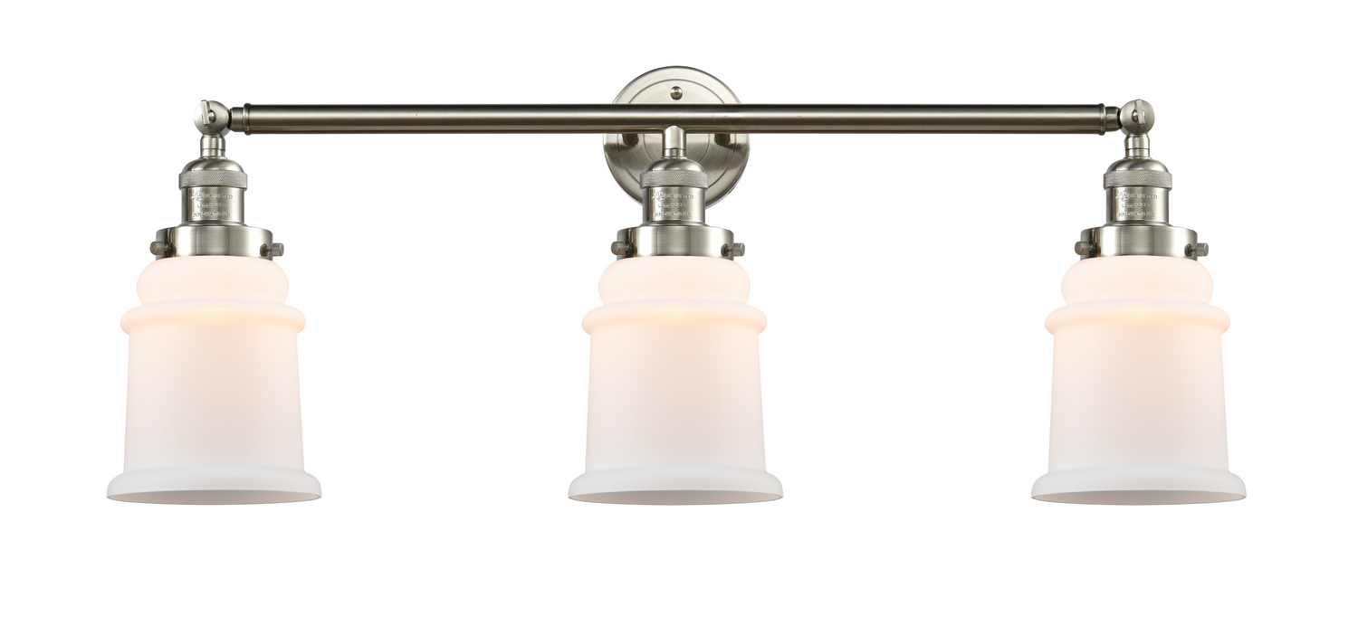 LED Bath Vanity by Innovations - Franklin Restoration Collection, Brushed Satin Nickel Finish - 205-SN-G181-LED