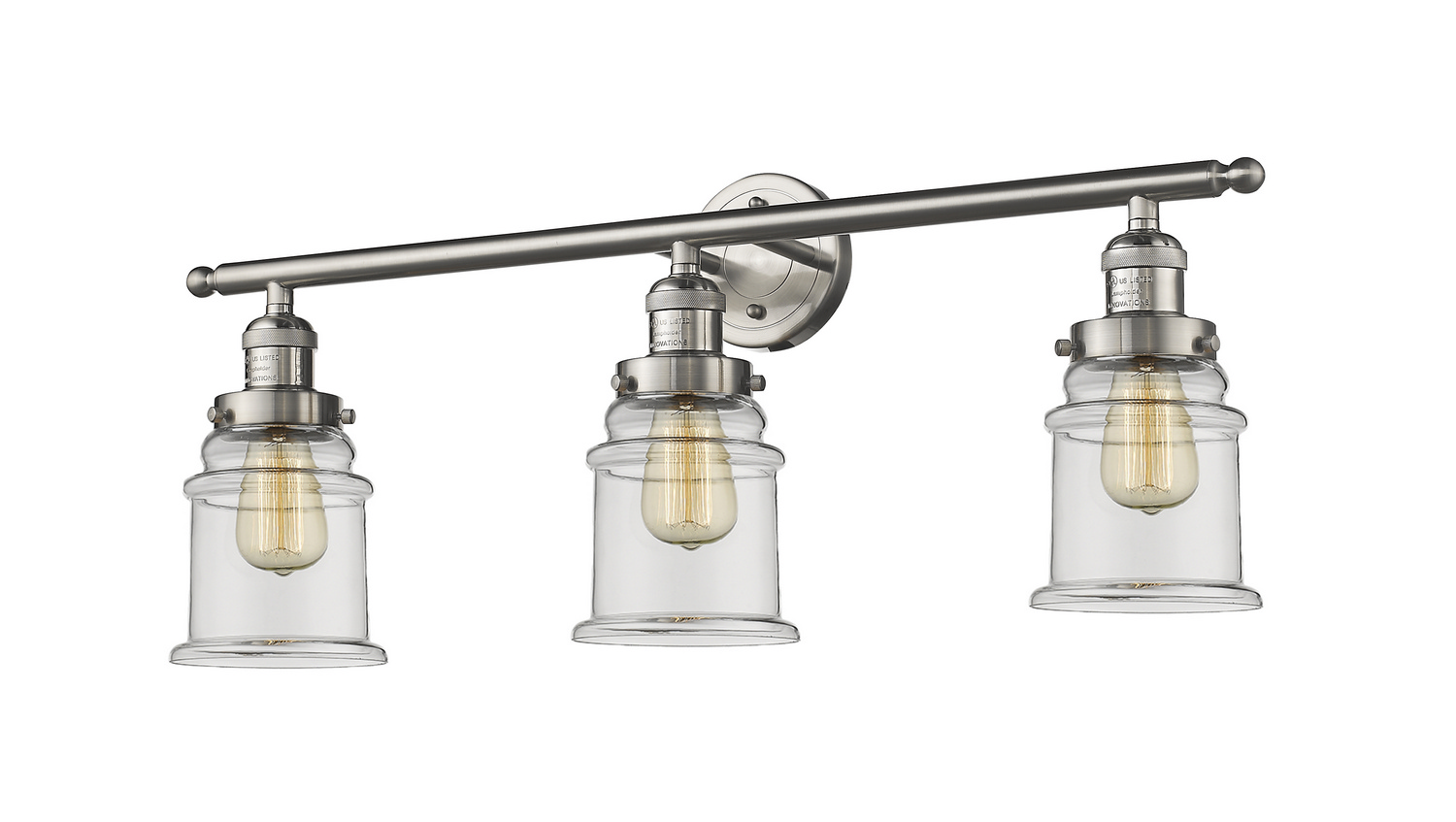 LED Bath Vanity by Innovations - Franklin Restoration Collection, Brushed Satin Nickel Finish - 205-SN-G182-LED