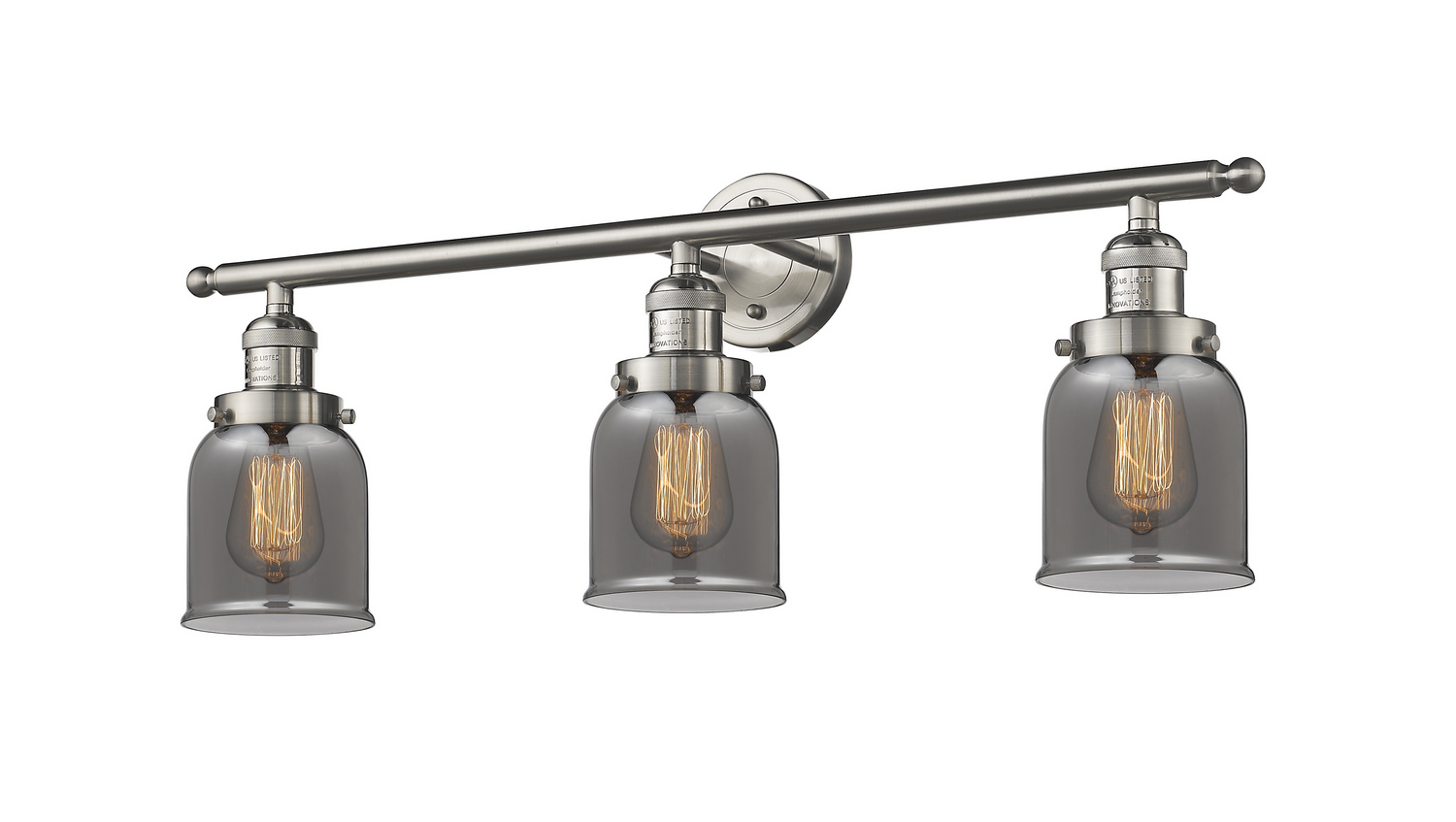 LED Bath Vanity by Innovations - Franklin Restoration Collection, Brushed Satin Nickel Finish - 205-SN-G53-LED