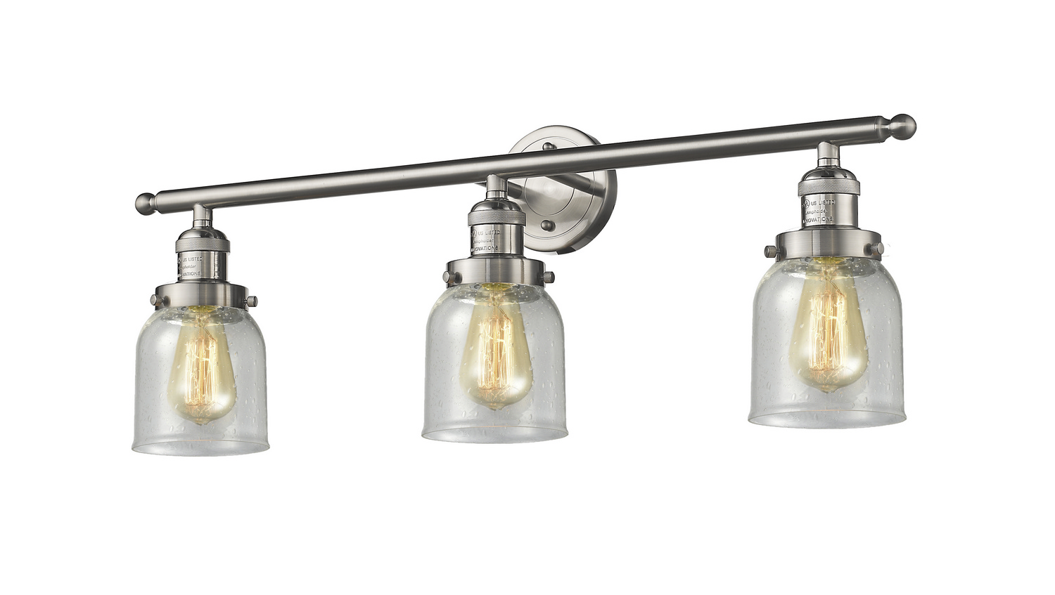 LED Bath Vanity by Innovations - Franklin Restoration Collection, Brushed Satin Nickel Finish - 205-SN-G54-LED