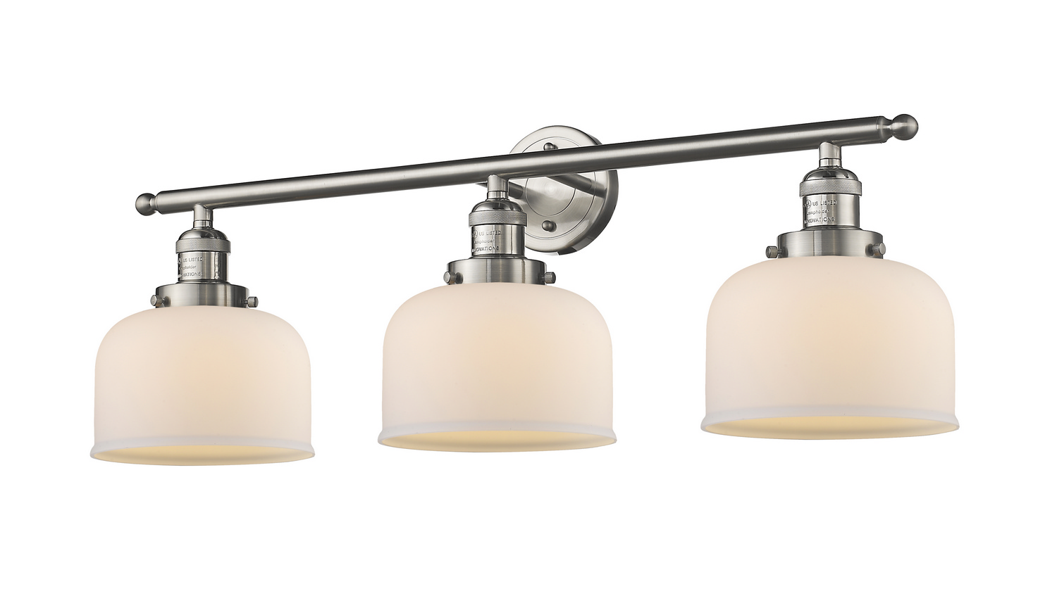 LED Bath Vanity by Innovations - Franklin Restoration Collection, Brushed Satin Nickel Finish - 205-SN-G71-LED