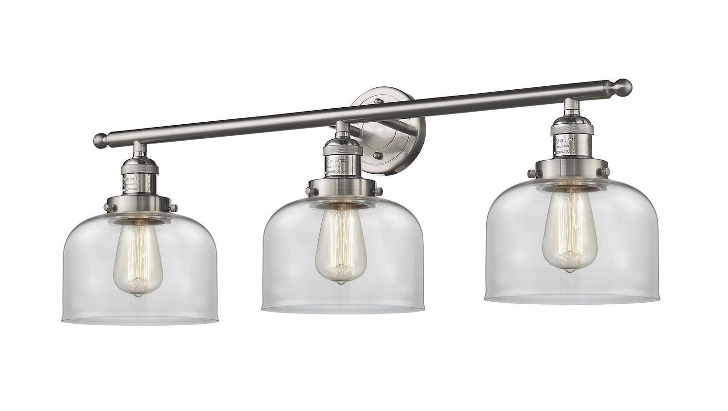 LED Bath Vanity by Innovations - Franklin Restoration Collection, Brushed Satin Nickel Finish - 205-SN-G72-LED