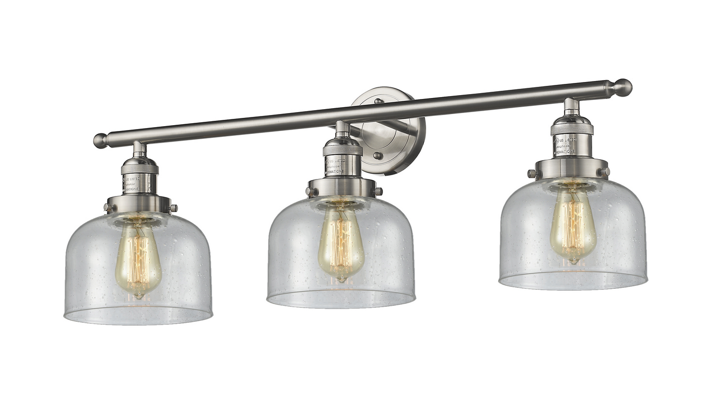 LED Bath Vanity by Innovations - Franklin Restoration Collection, Brushed Satin Nickel Finish - 205-SN-G74-LED