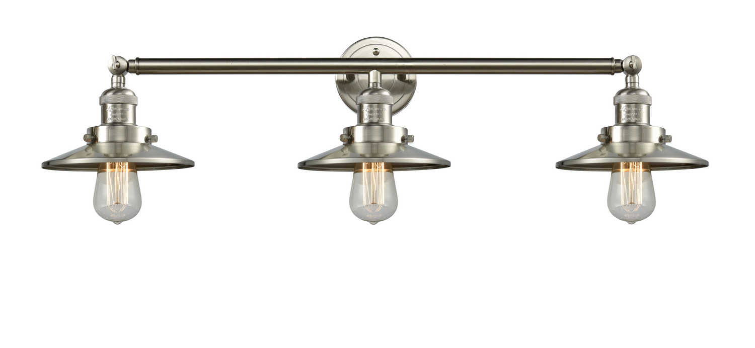 LED Bath Vanity by Innovations - Franklin Restoration Collection, Brushed Satin Nickel Finish - 205-SN-M2-LED