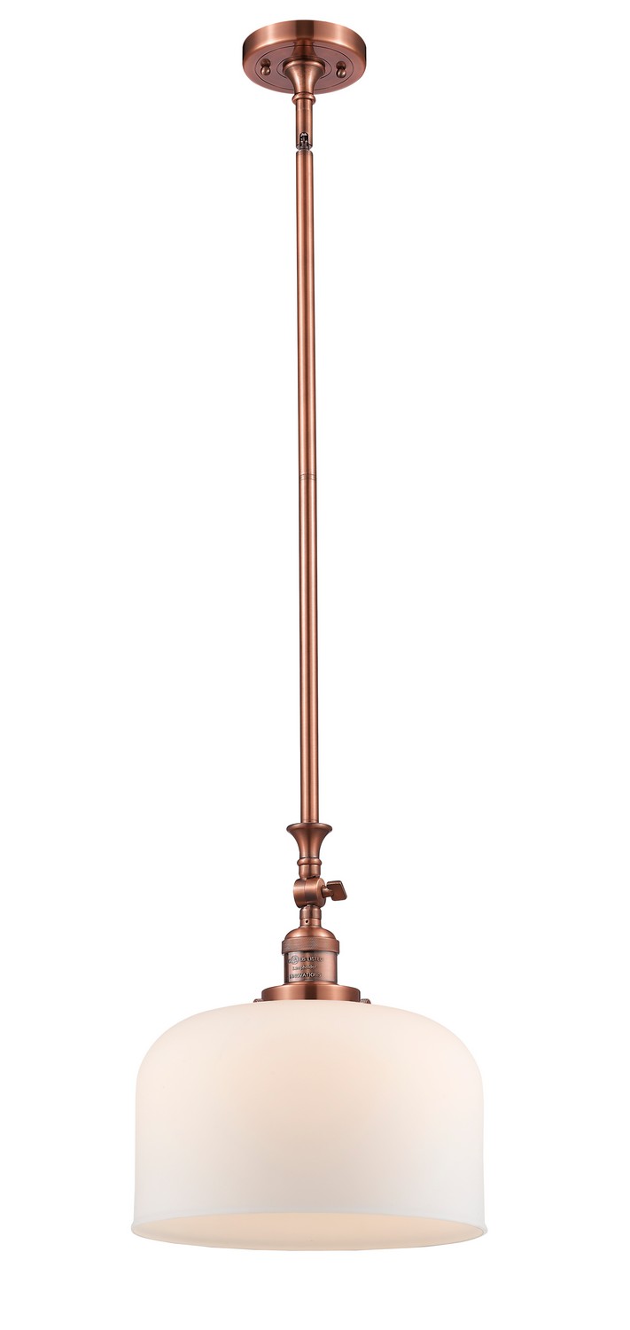 One Light Mini Pendant by Innovations - Franklin Restoration Collection, Antique Copper Finish - 206-AC-G71-L