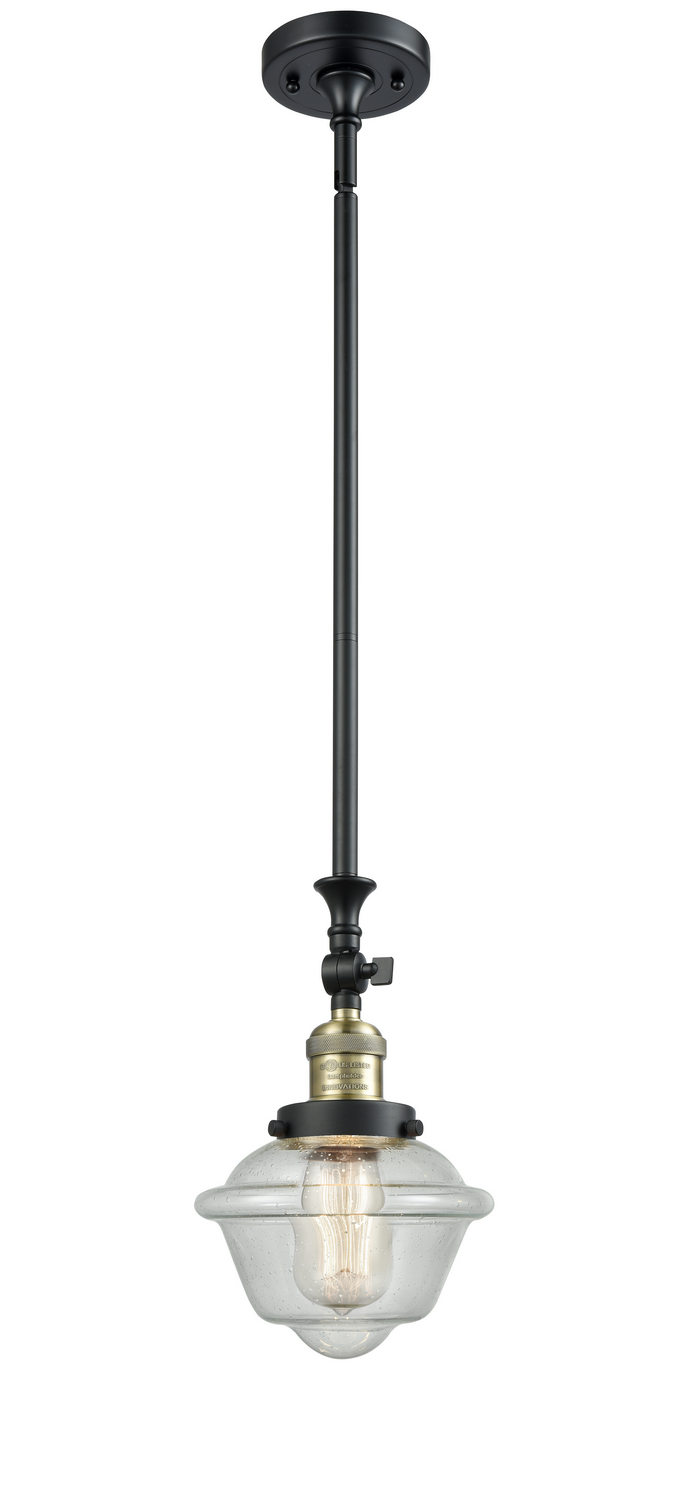 LED Mini Pendant by Innovations - Franklin Restoration Collection, Black Antique Brass Finish - 206-BAB-G532-LED