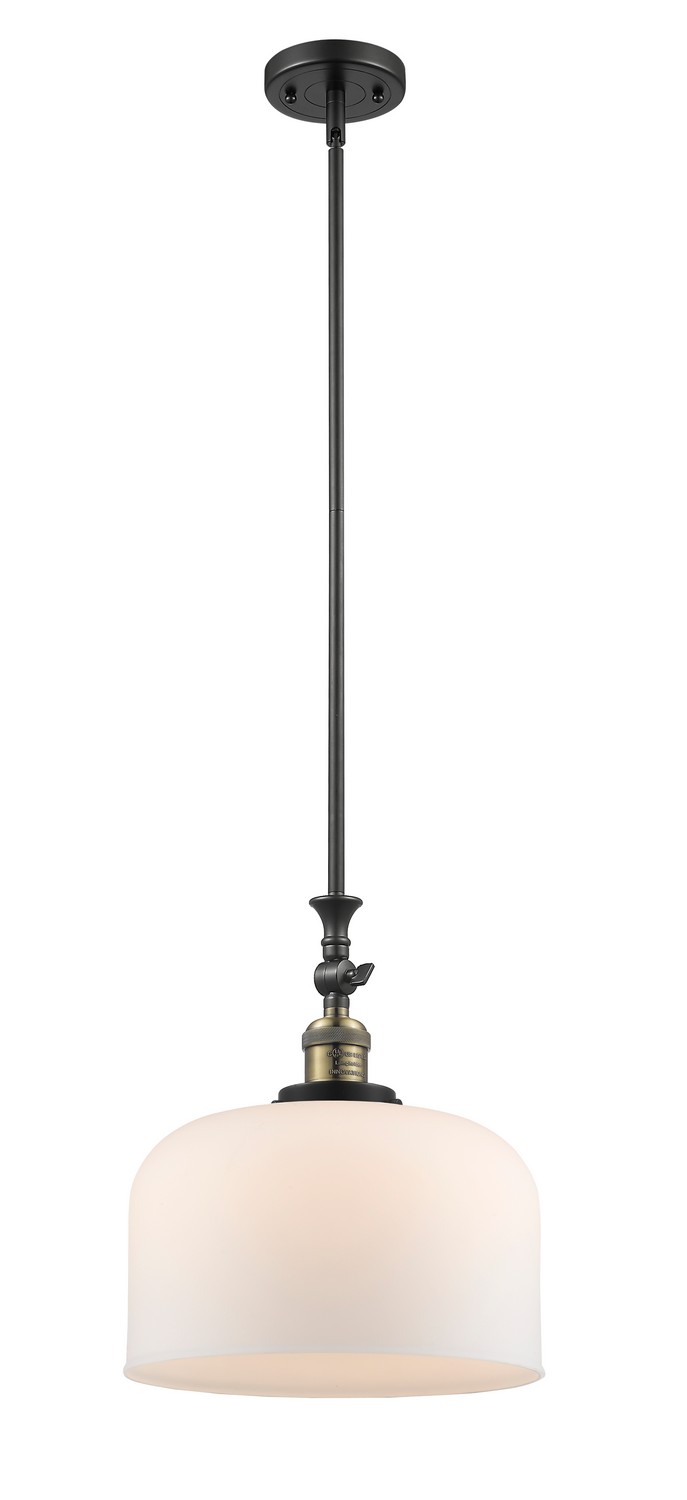 LED Mini Pendant by Innovations - Franklin Restoration Collection, Black Antique Brass Finish - 206-BAB-G71-L-LED