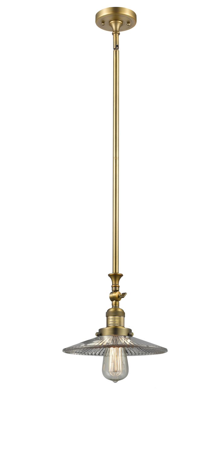 LED Mini Pendant by Innovations - Franklin Restoration Collection, Brushed Brass Finish - 206-BB-G2-LED