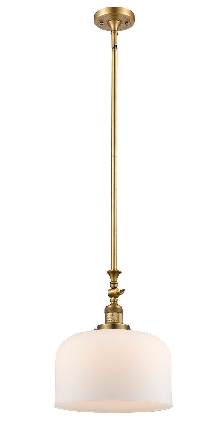 One Light Mini Pendant by Innovations - Franklin Restoration Collection, Brushed Brass Finish - 206-BB-G71-L