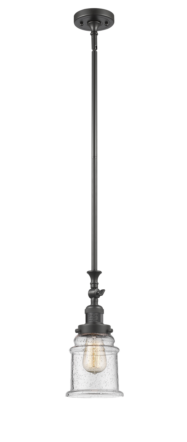 LED Mini Pendant by Innovations - Franklin Restoration Collection, Oil Rubbed Bronze Finish - 206-OB-G184-LED
