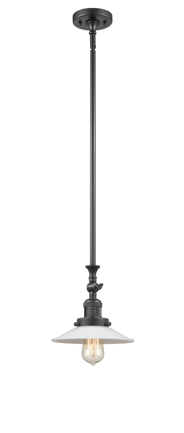 LED Mini Pendant by Innovations - Franklin Restoration Collection, Oil Rubbed Bronze Finish - 206-OB-G1-LED
