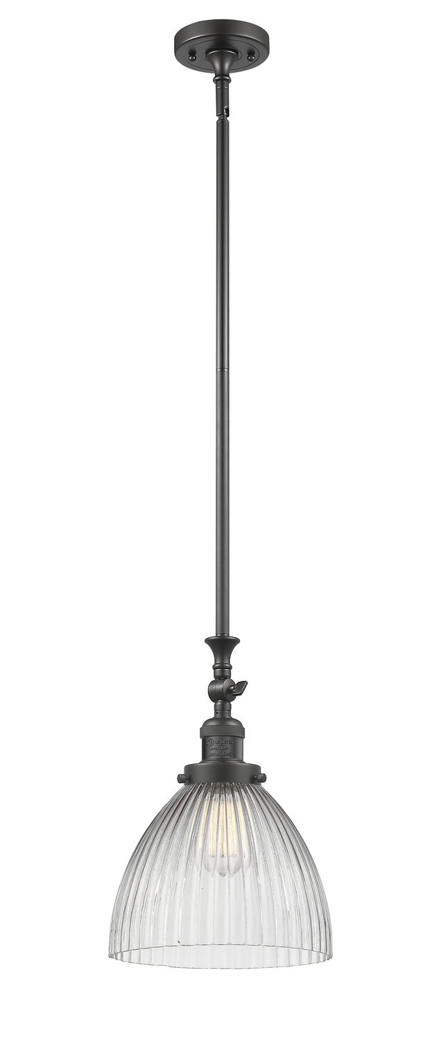 LED Mini Pendant by Innovations - Franklin Restoration Collection, Oil Rubbed Bronze Finish - 206-OB-G222-LED