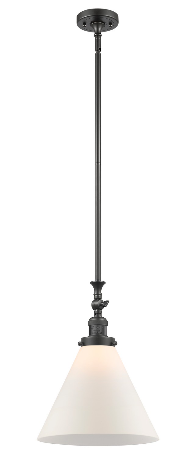LED Mini Pendant by Innovations - Franklin Restoration Collection, Oil Rubbed Bronze Finish - 206-OB-G41-L-LED