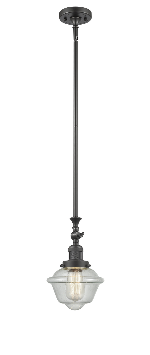 LED Mini Pendant by Innovations - Franklin Restoration Collection, Oil Rubbed Bronze Finish - 206-OB-G534-LED