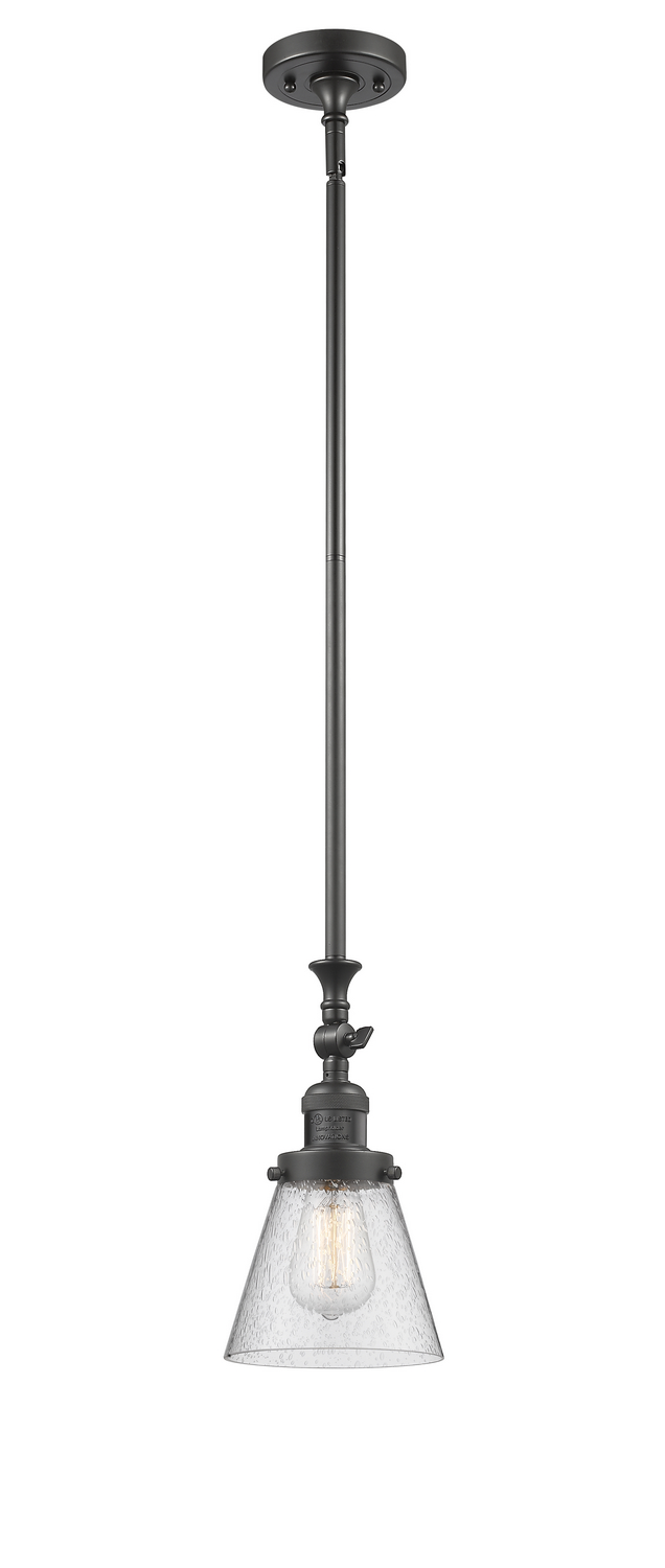 LED Mini Pendant by Innovations - Franklin Restoration Collection, Oil Rubbed Bronze Finish - 206-OB-G64-LED