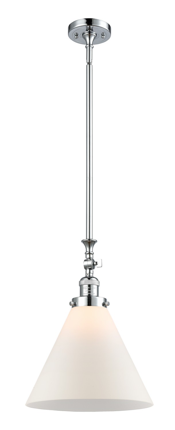 One Light Mini Pendant by Innovations - Franklin Restoration Collection, Polished Chrome Finish - 206-PC-G41-L