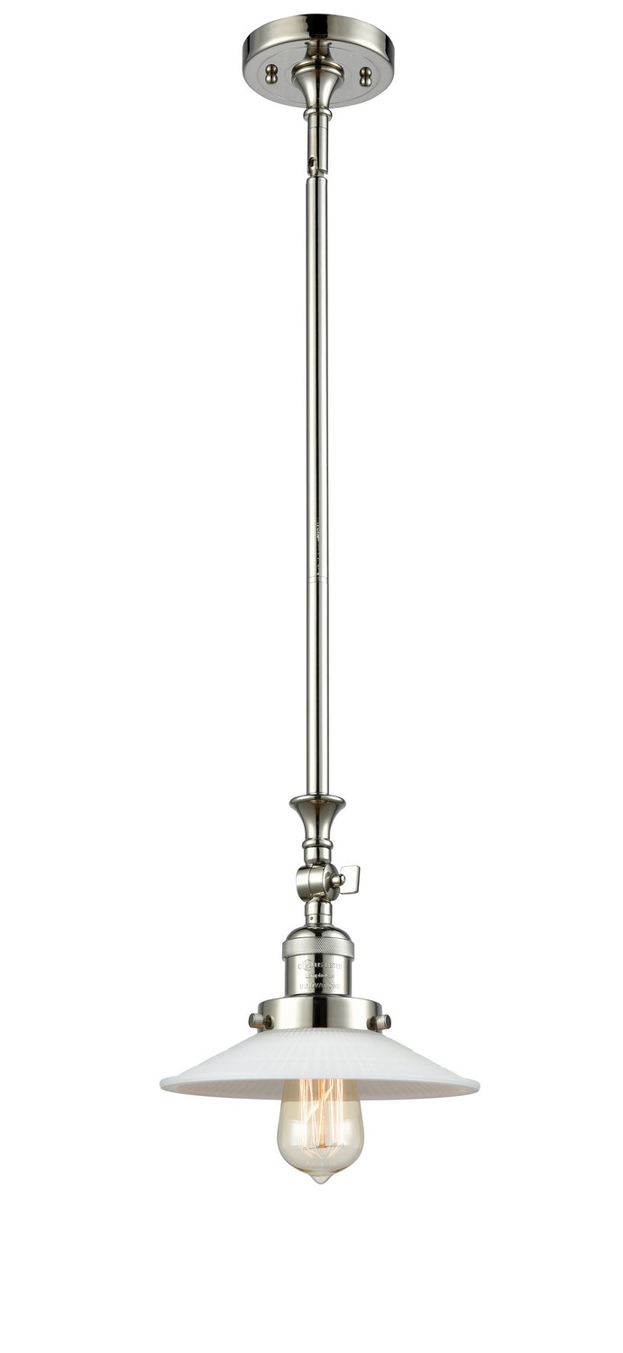 LED Mini Pendant by Innovations - Franklin Restoration Collection, Polished Nickel Finish - 206-PN-G1-LED