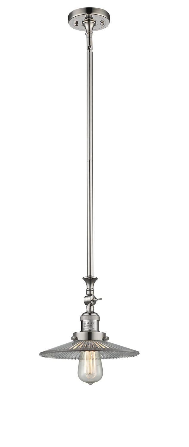 LED Mini Pendant by Innovations - Franklin Restoration Collection, Polished Nickel Finish - 206-PN-G2-LED
