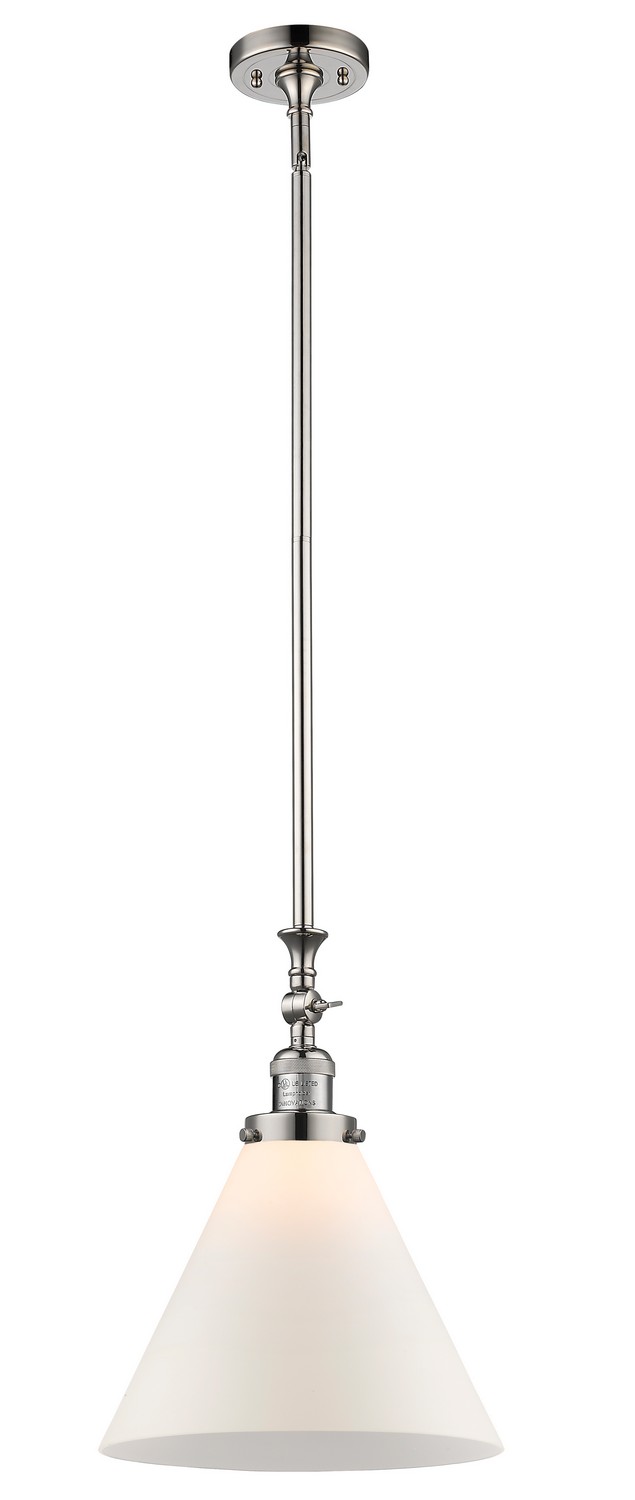 LED Mini Pendant by Innovations - Franklin Restoration Collection, Polished Nickel Finish - 206-PN-G41-L-LED