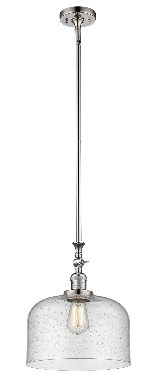 LED Mini Pendant by Innovations - Franklin Restoration Collection, Polished Nickel Finish - 206-PN-G74-L-LED