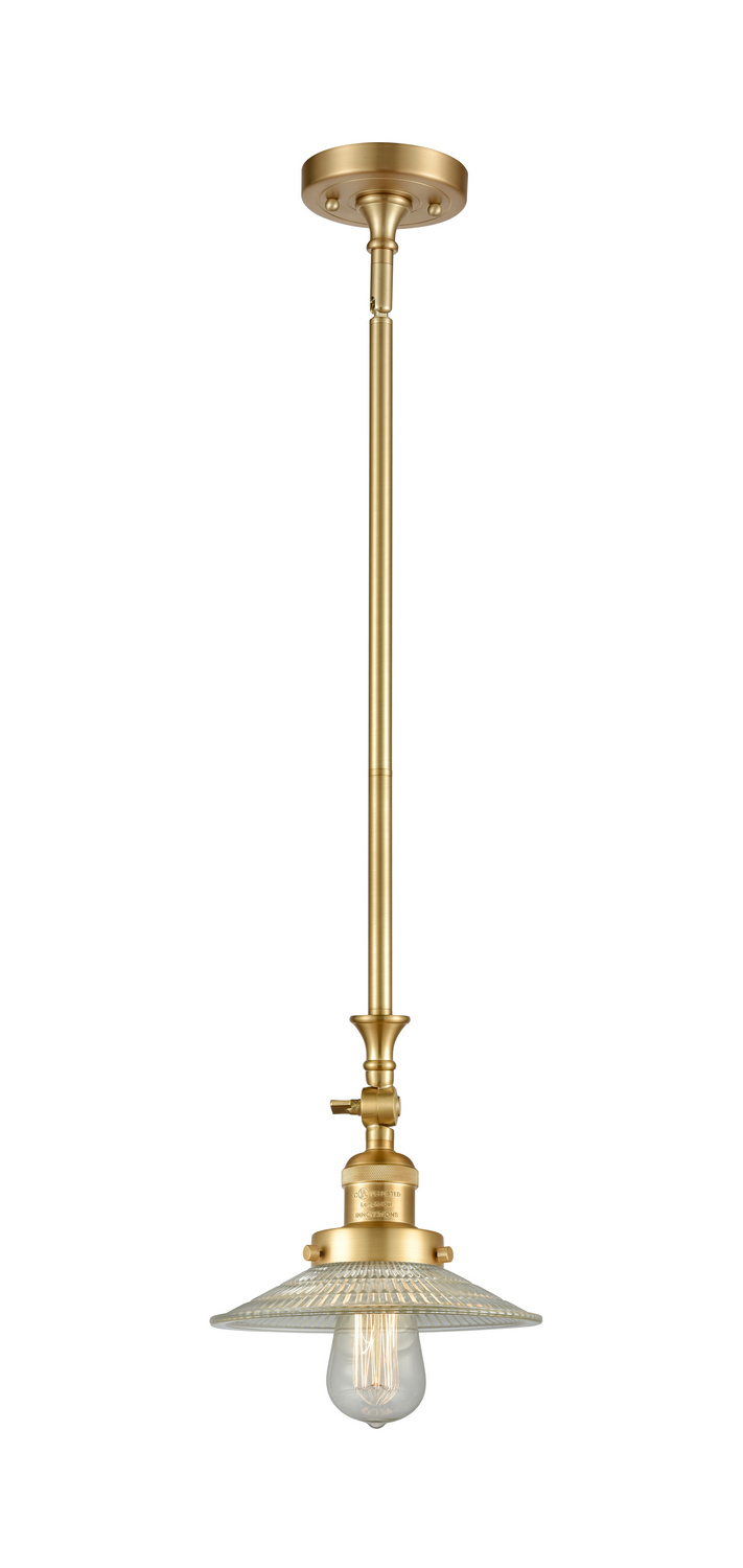 One Light Mini Pendant by Innovations - Franklin Restoration Collection, Satin Gold Finish - 206-SG-G2
