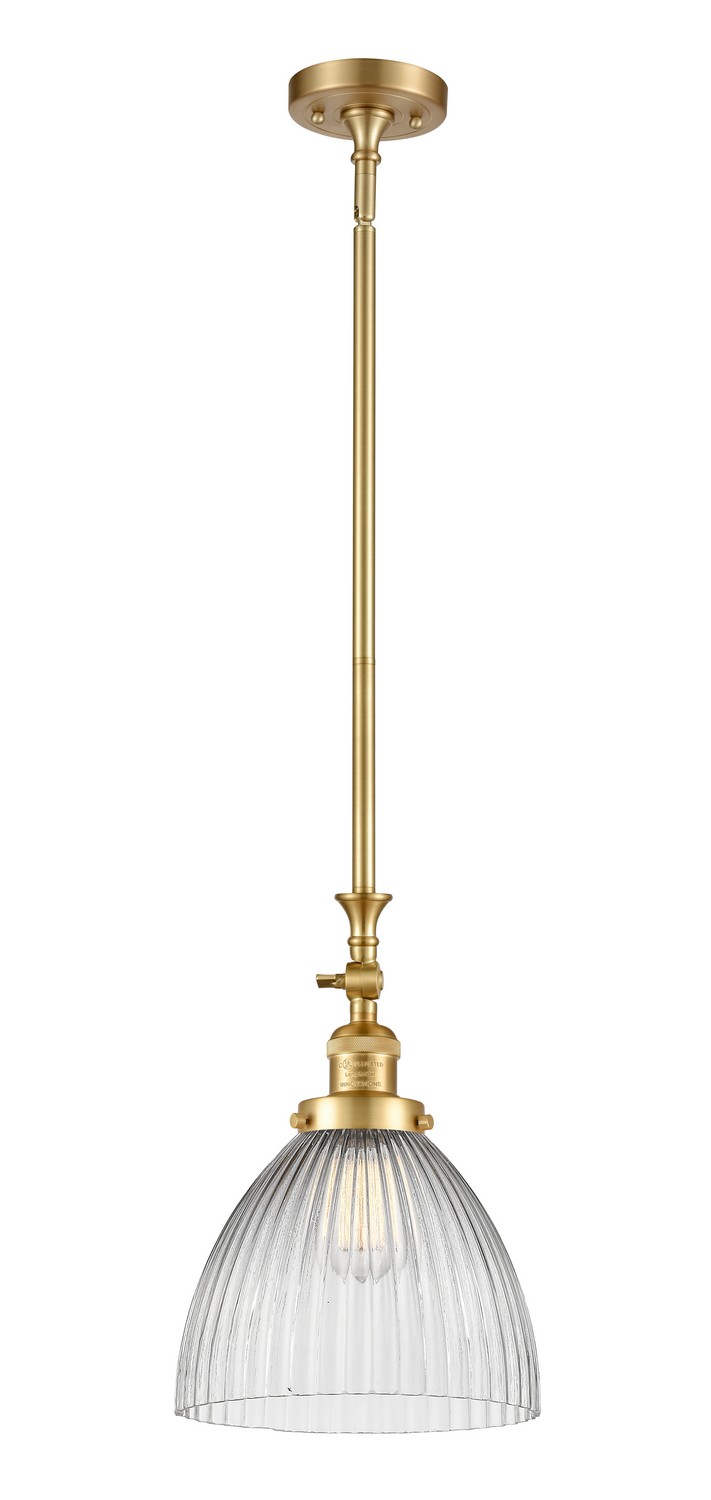 LED Mini Pendant by Innovations - Franklin Restoration Collection, Satin Gold Finish - 206-SG-G222-LED