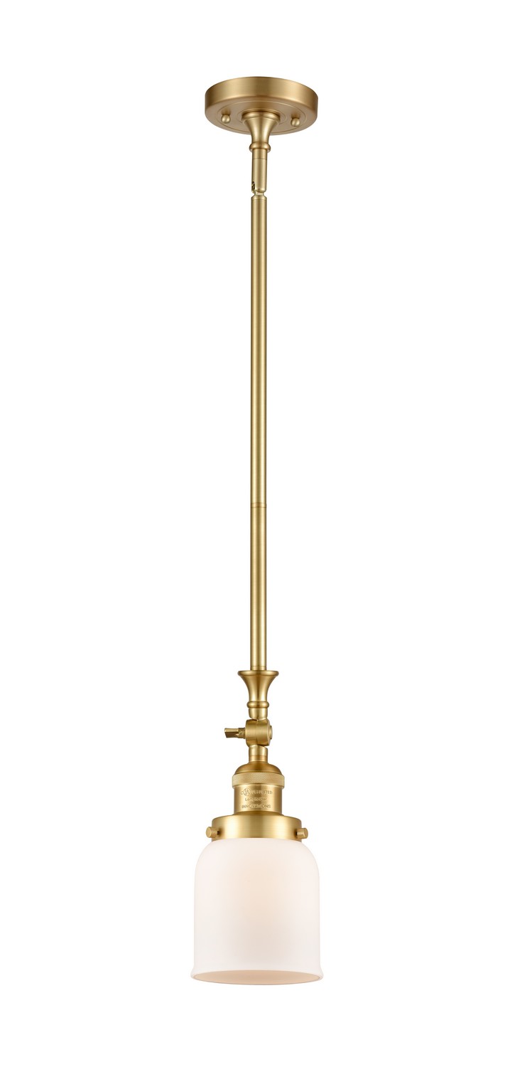 LED Mini Pendant by Innovations - Franklin Restoration Collection, Satin Gold Finish - 206-SG-G51-LED