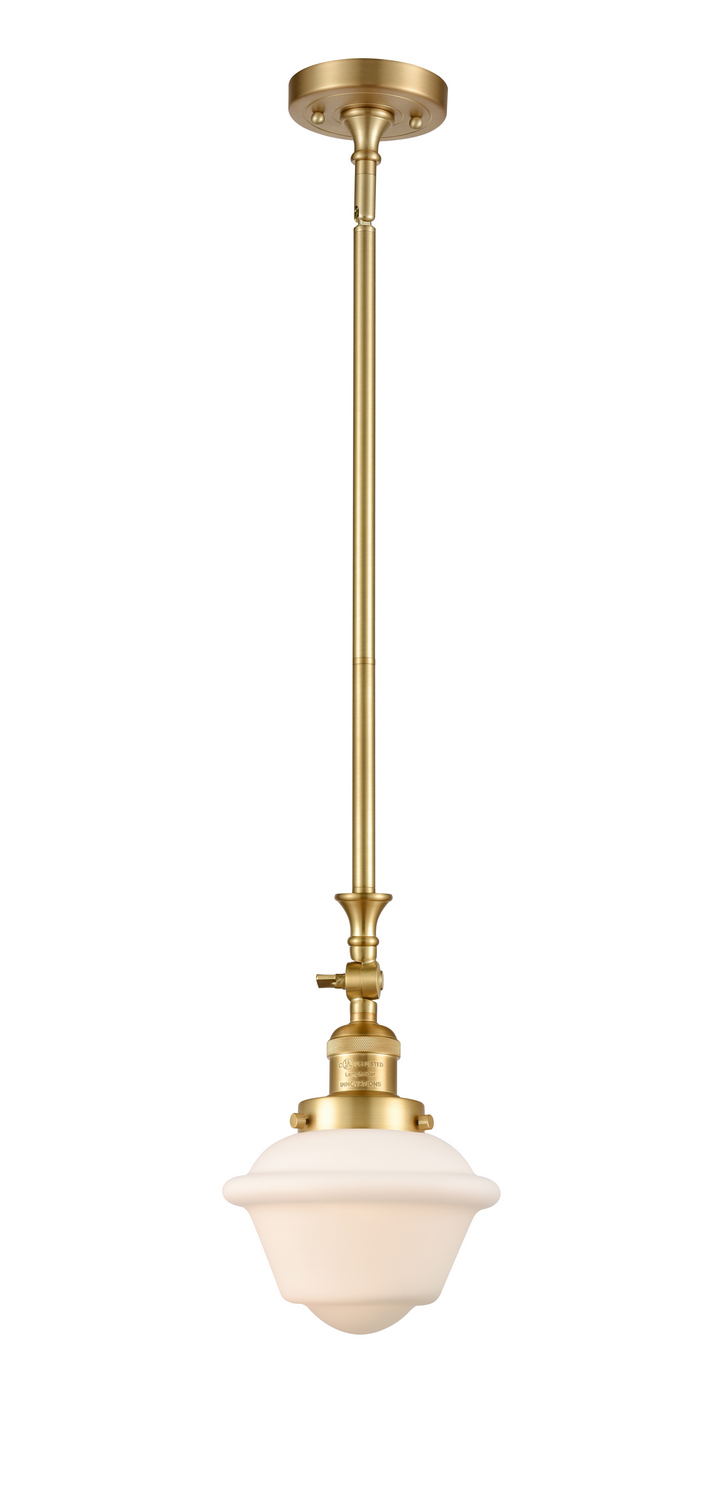 One Light Mini Pendant by Innovations - Franklin Restoration Collection, Satin Gold Finish - 206-SG-G531