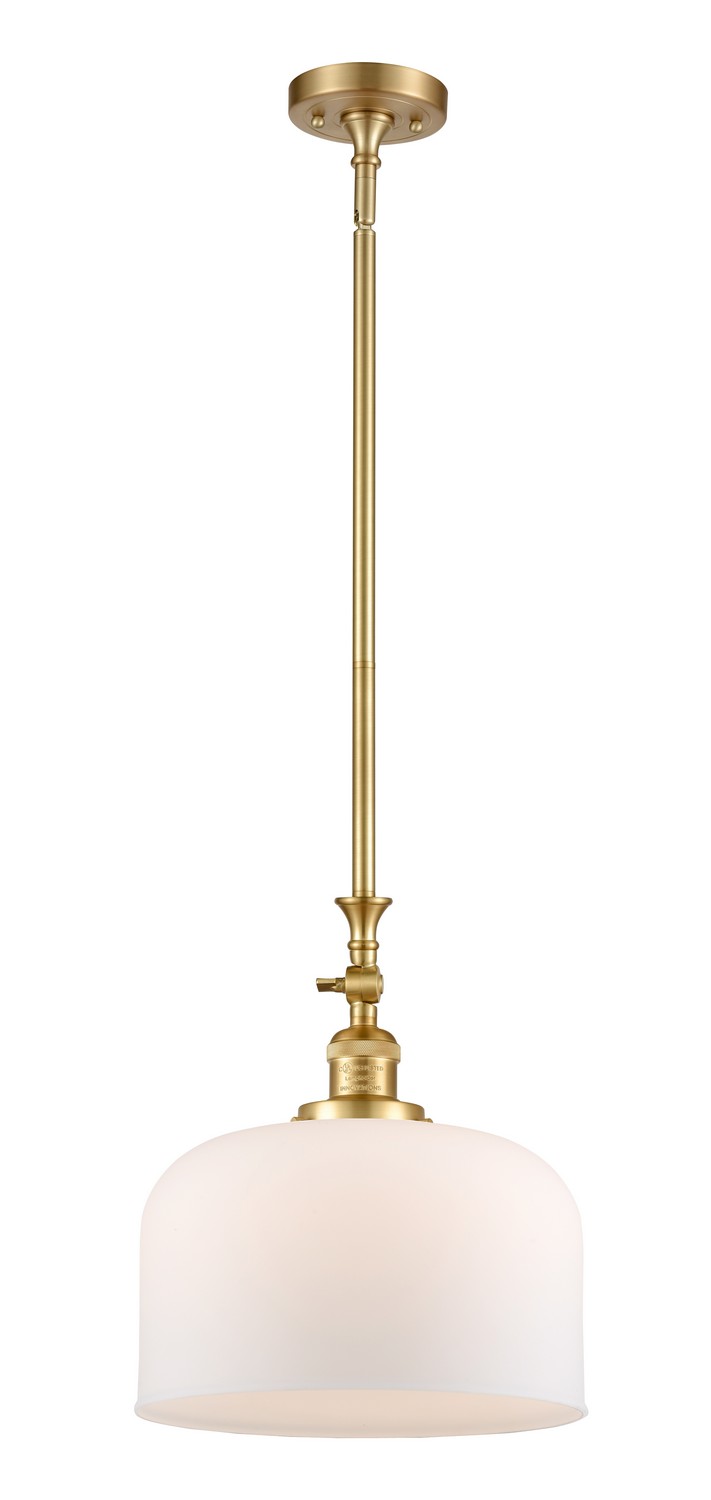 One Light Mini Pendant by Innovations - Franklin Restoration Collection, Satin Gold Finish - 206-SG-G71-L