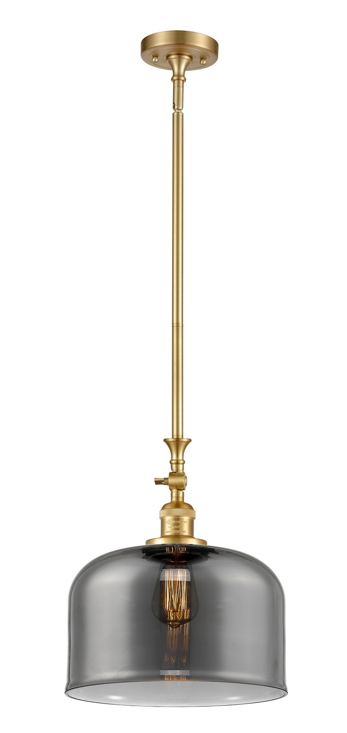LED Mini Pendant by Innovations - Franklin Restoration Collection, Satin Gold Finish - 206-SG-G73-L-LED