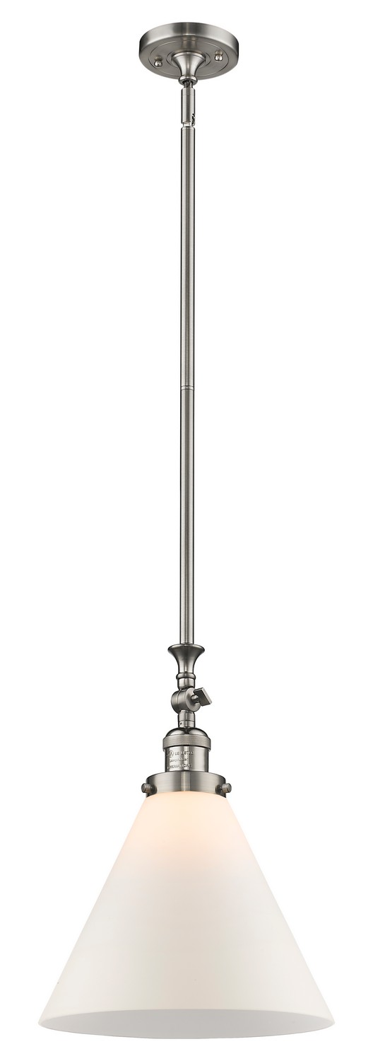 One Light Mini Pendant by Innovations - Franklin Restoration Collection, Brushed Satin Nickel Finish - 206-SN-G41-L
