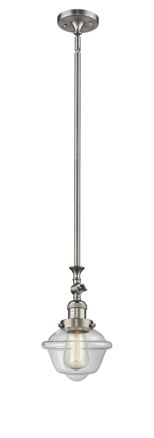 LED Mini Pendant by Innovations - Franklin Restoration Collection, Brushed Satin Nickel Finish - 206-SN-G532-LED