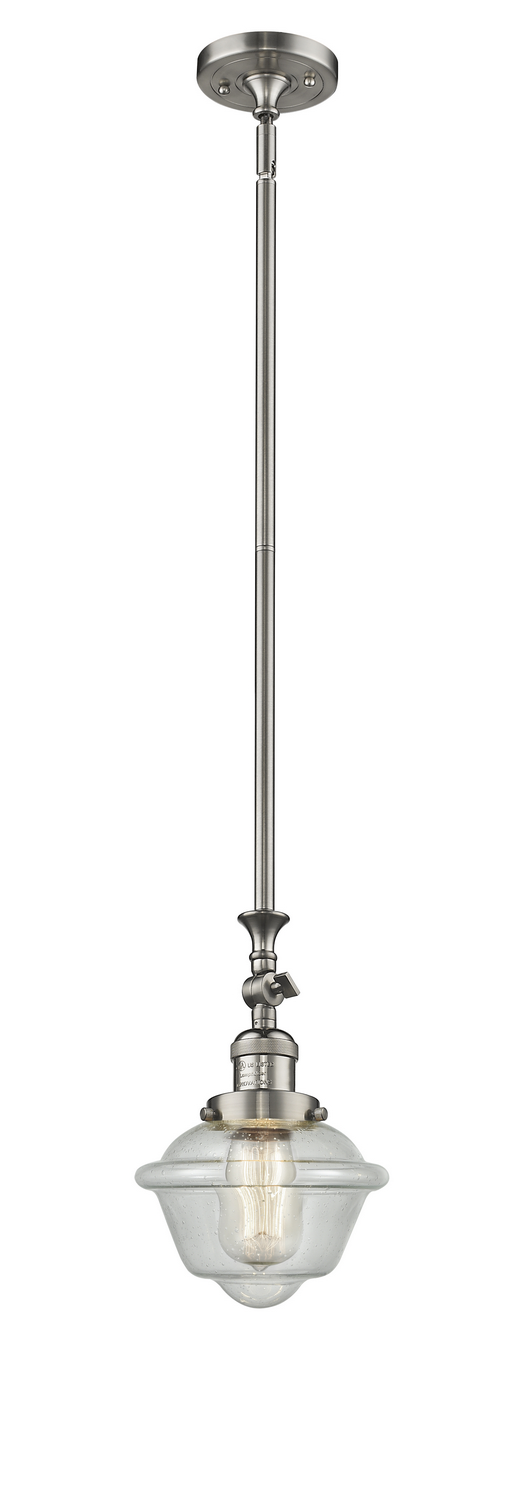 LED Mini Pendant by Innovations - Franklin Restoration Collection, Brushed Satin Nickel Finish - 206-SN-G534-LED