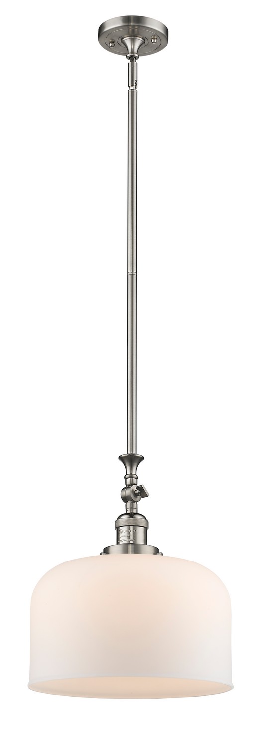 One Light Mini Pendant by Innovations - Franklin Restoration Collection, Brushed Satin Nickel Finish - 206-SN-G71-L
