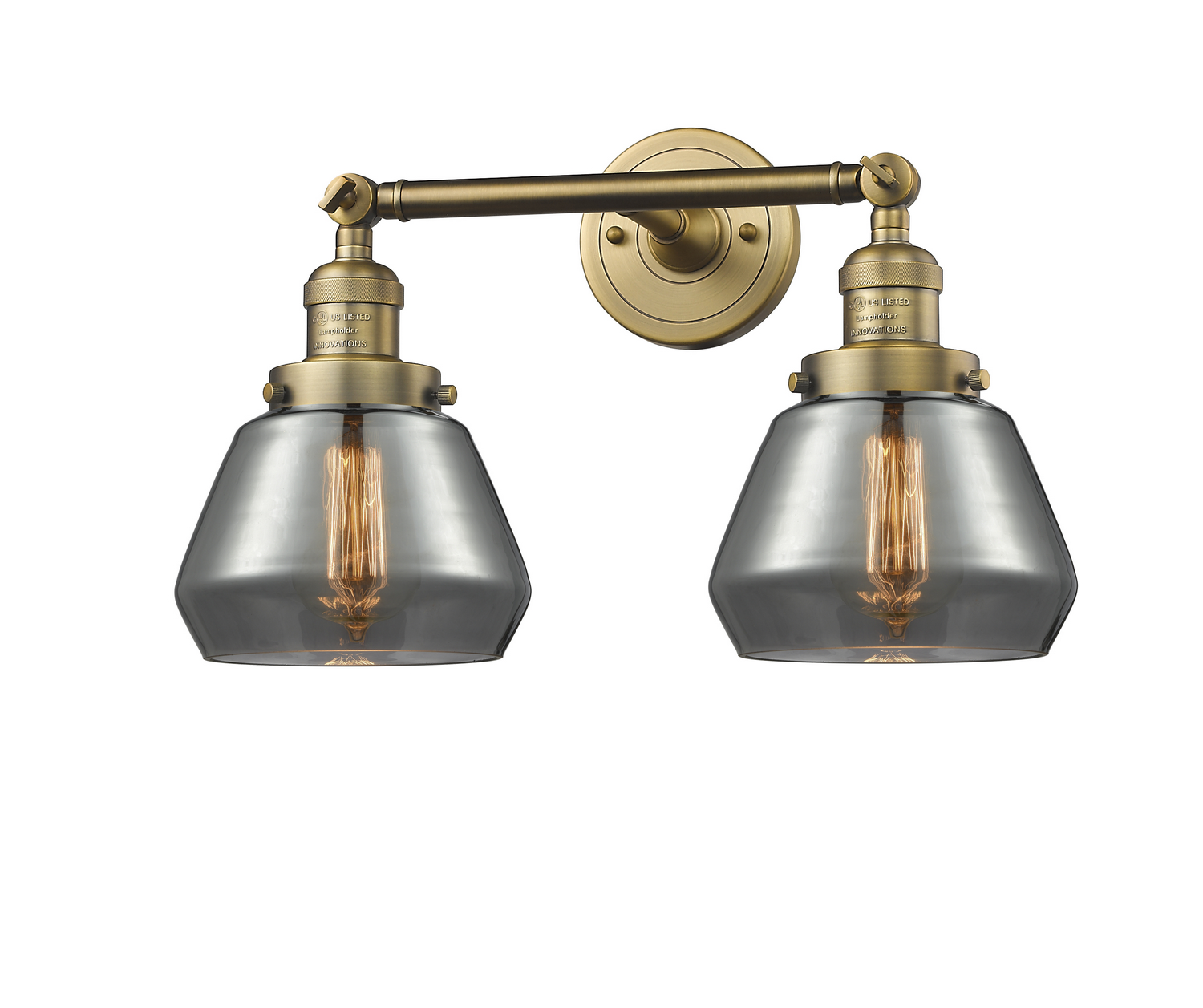 LED Bath Vanity by Innovations - Franklin Restoration Collection, Brushed Brass Finish - 208-BB-G173-LED