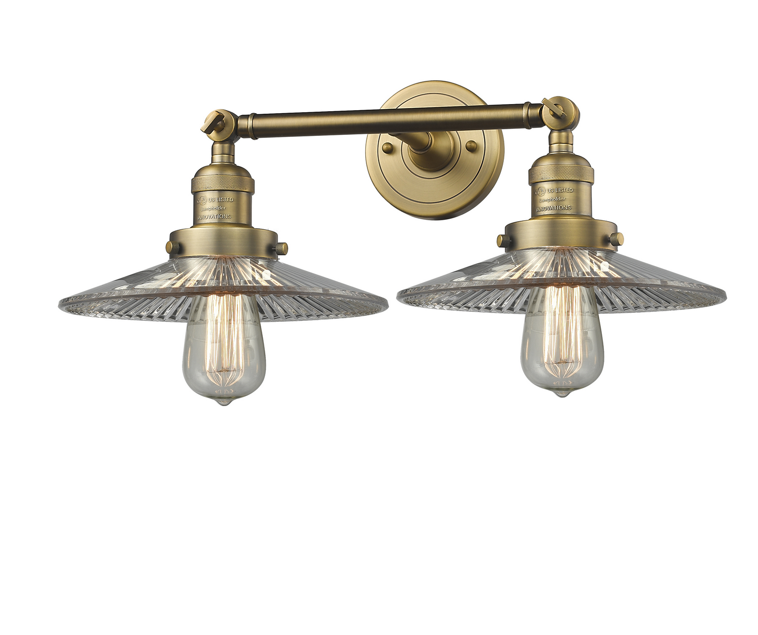 LED Bath Vanity by Innovations - Franklin Restoration Collection, Brushed Brass Finish - 208-BB-G2-LED