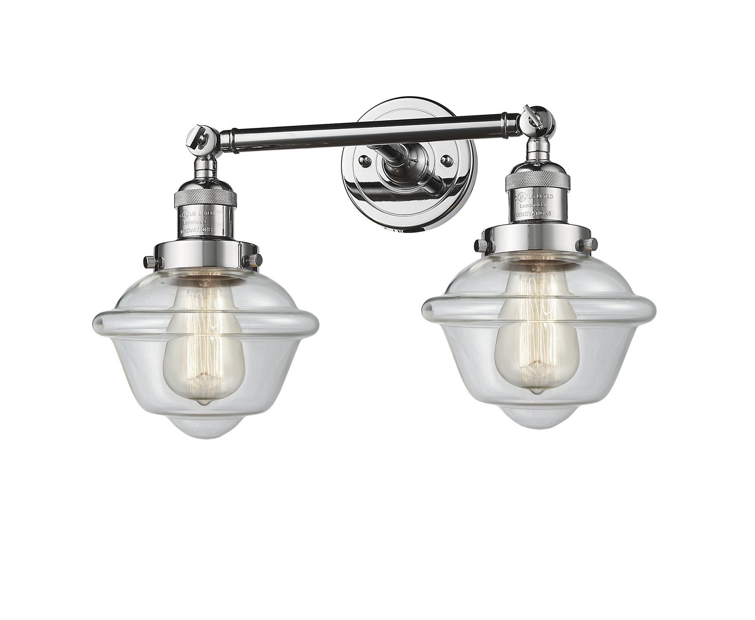 LED Bath Vanity by Innovations - Franklin Restoration Collection, Polished Chrome Finish - 208-PC-G532-LED
