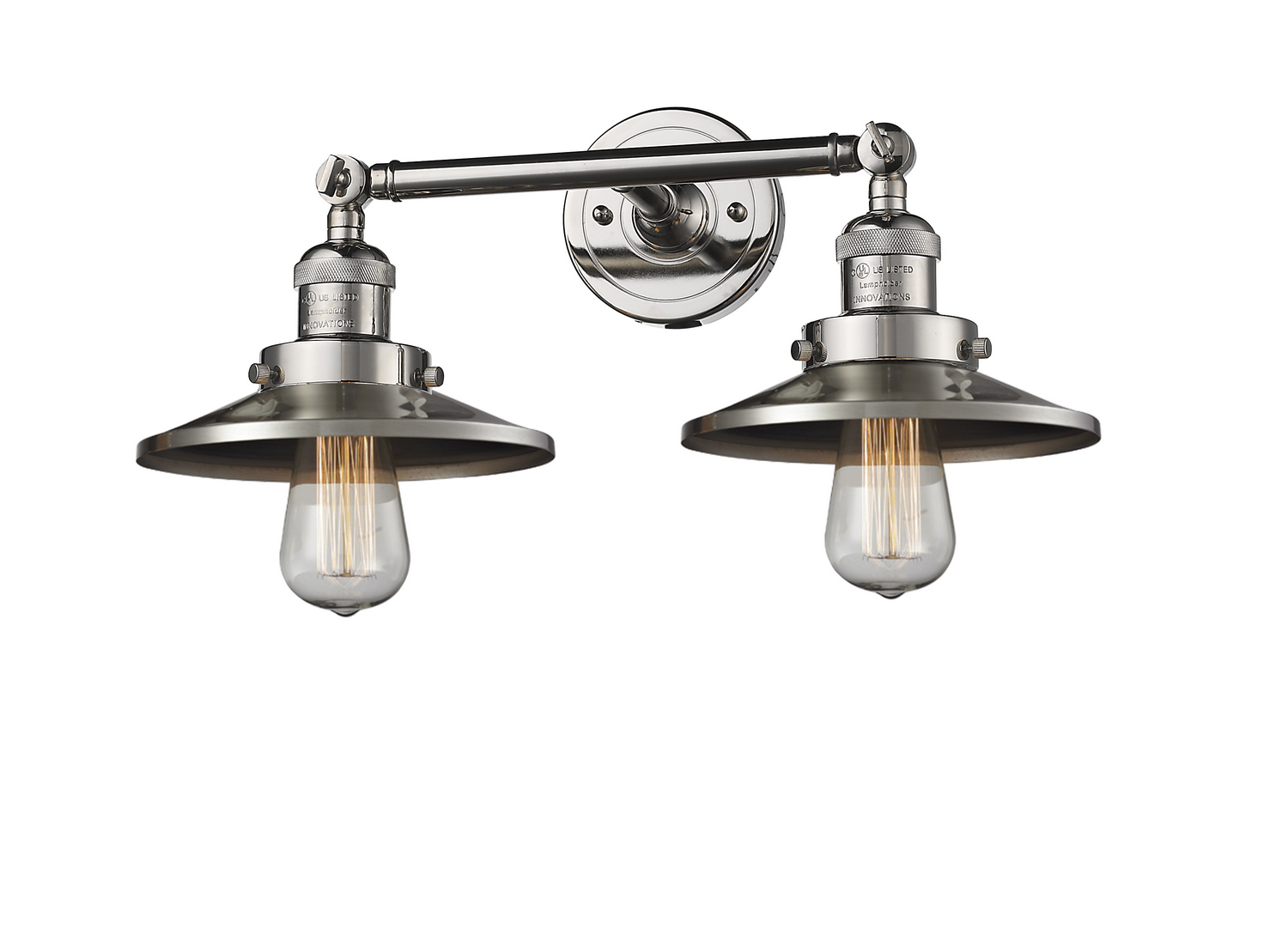 LED Bath Vanity by Innovations - Franklin Restoration Collection, Polished Nickel Finish - 208-PN-M1-LED