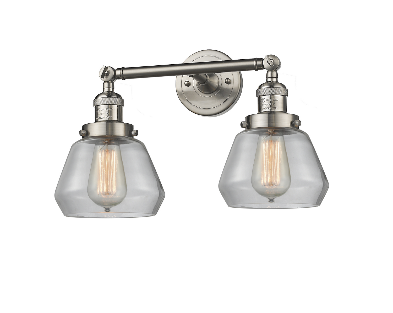 LED Bath Vanity by Innovations - Franklin Restoration Collection, Brushed Satin Nickel Finish - 208-SN-G172-LED