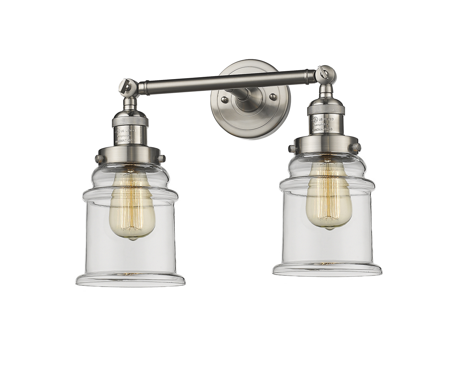 LED Bath Vanity by Innovations - Franklin Restoration Collection, Brushed Satin Nickel Finish - 208-SN-G182-LED