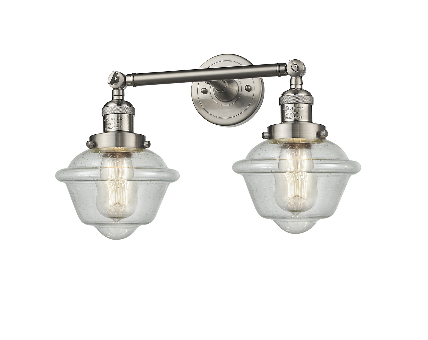 LED Bath Vanity by Innovations - Franklin Restoration Collection, Brushed Satin Nickel Finish - 208-SN-G534-LED