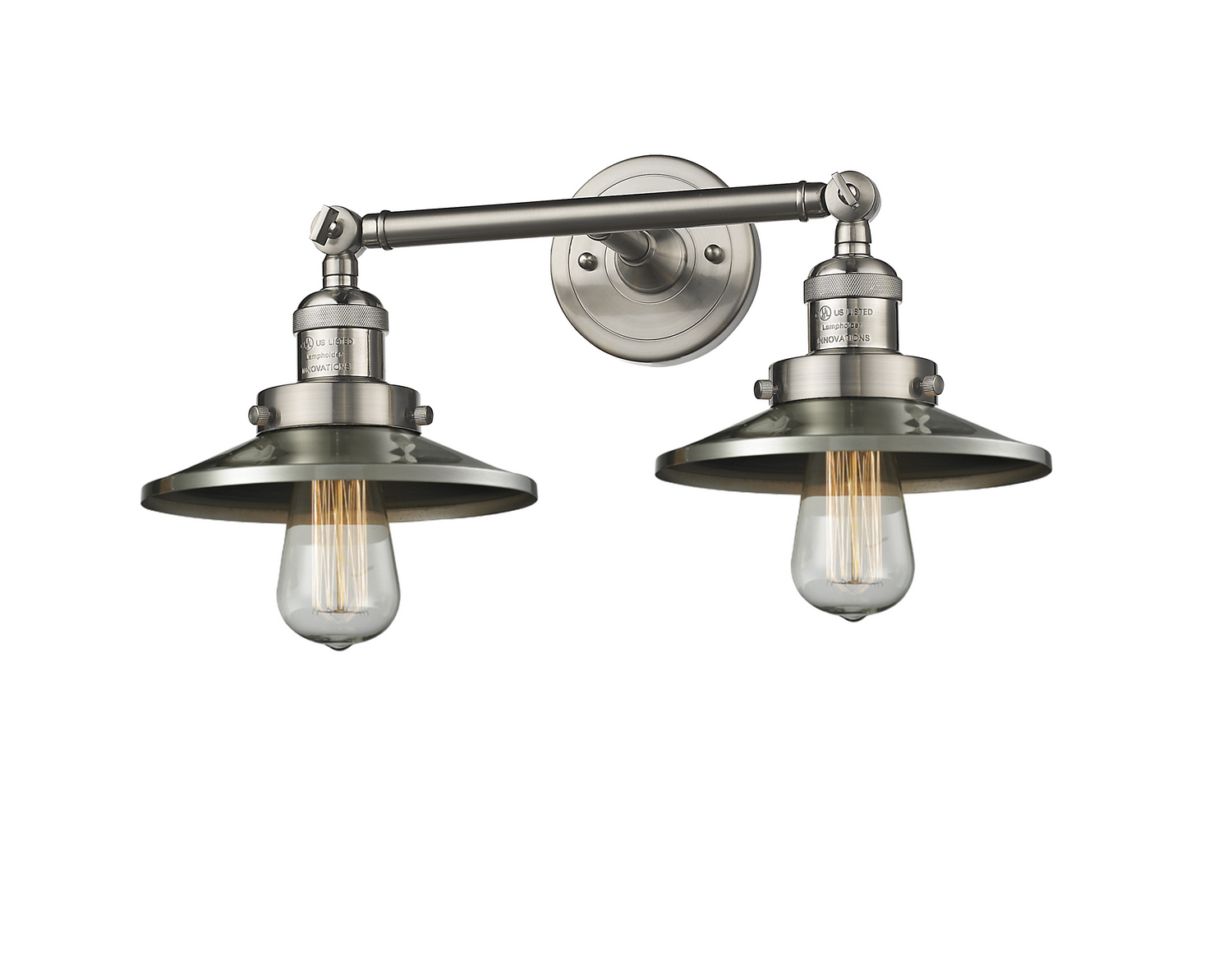 LED Bath Vanity by Innovations - Franklin Restoration Collection, Brushed Satin Nickel Finish - 208-SN-M2-LED