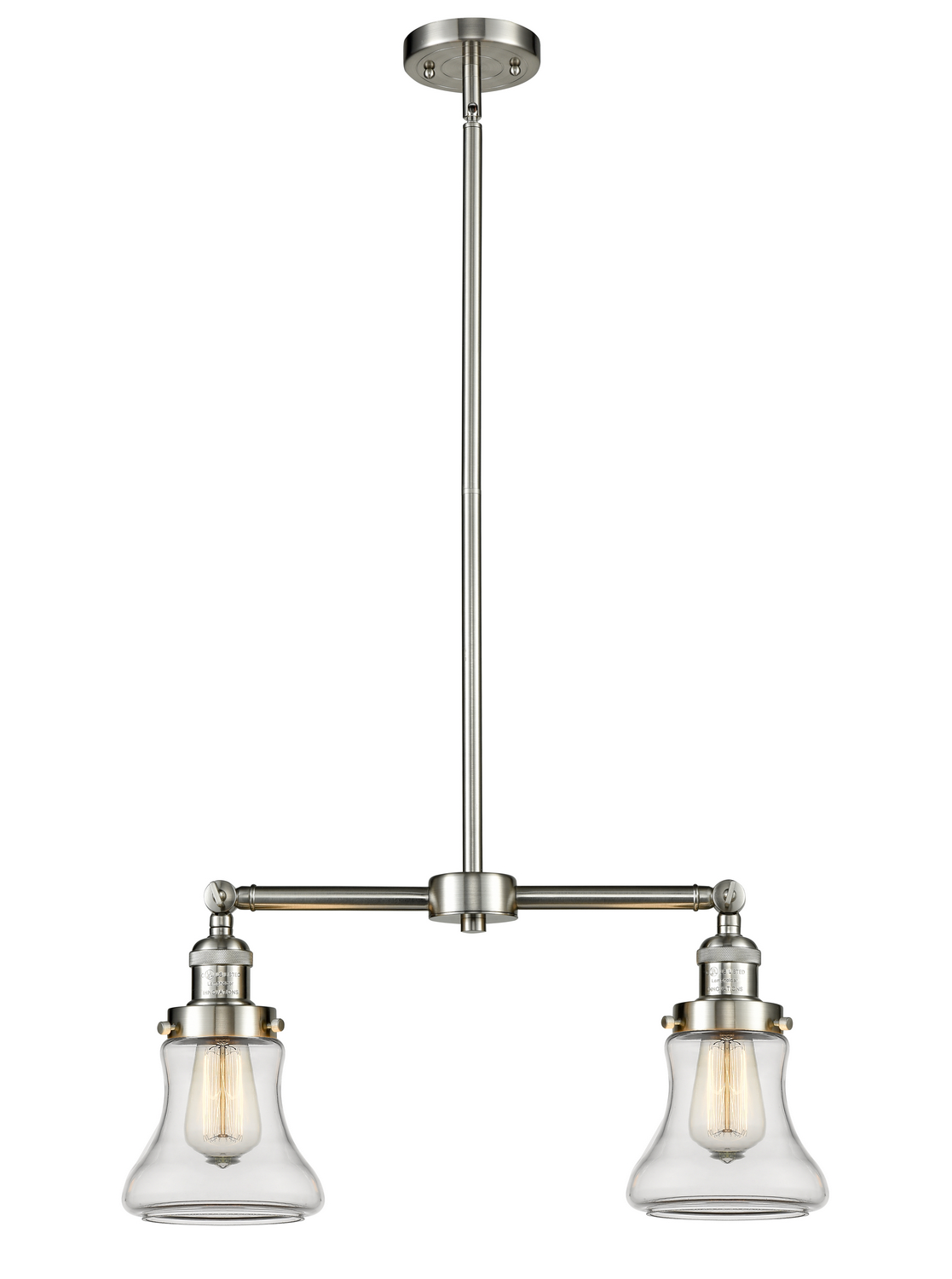 LED Island Pendant by Innovations - Franklin Restoration Collection, Brushed Satin Nickel Finish - 209-SN-G192-LED