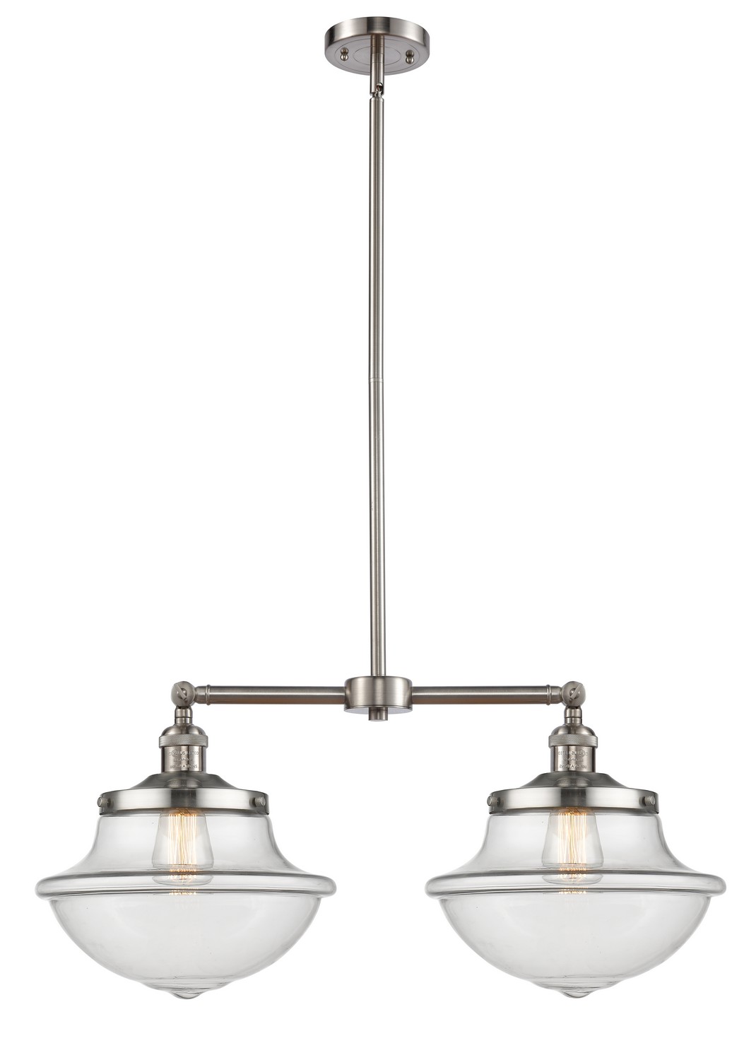 LED Island Pendant by Innovations - Franklin Restoration Collection, Brushed Satin Nickel Finish - 209-SN-G542-LED