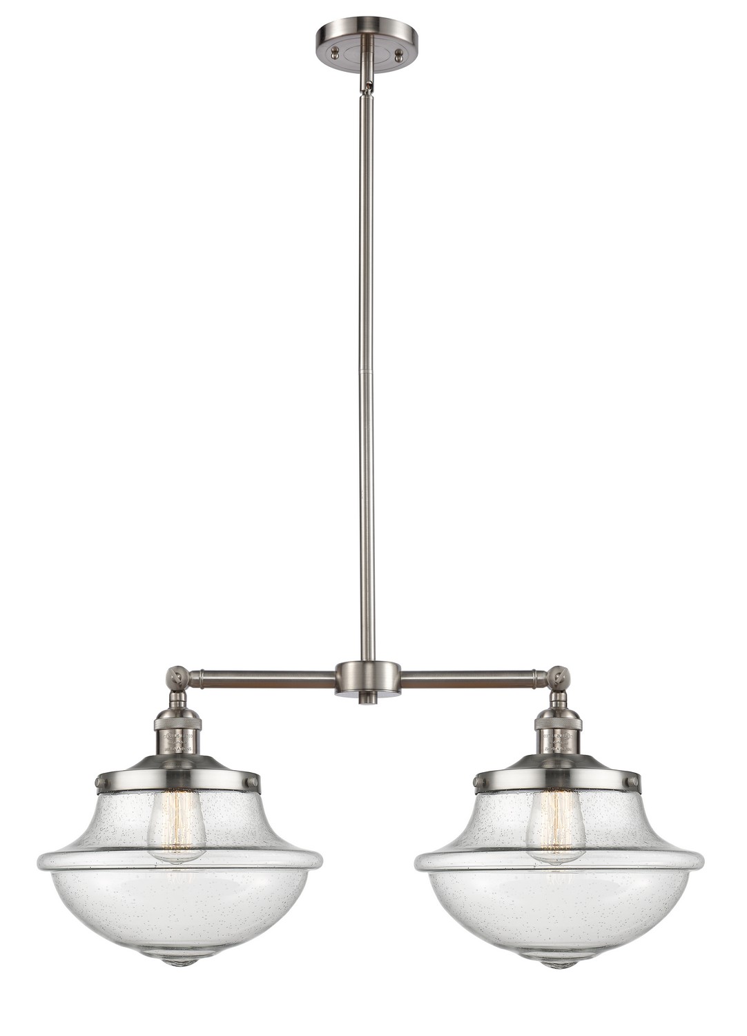LED Island Pendant by Innovations - Franklin Restoration Collection, Brushed Satin Nickel Finish - 209-SN-G544-LED