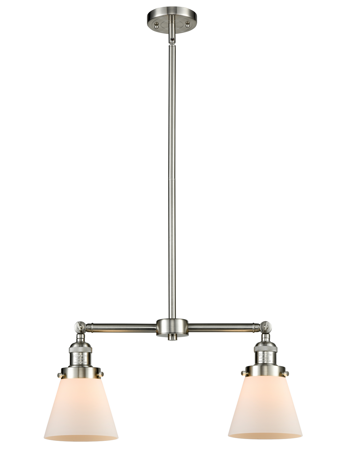 LED Island Pendant by Innovations - Franklin Restoration Collection, Brushed Satin Nickel Finish - 209-SN-G61-LED