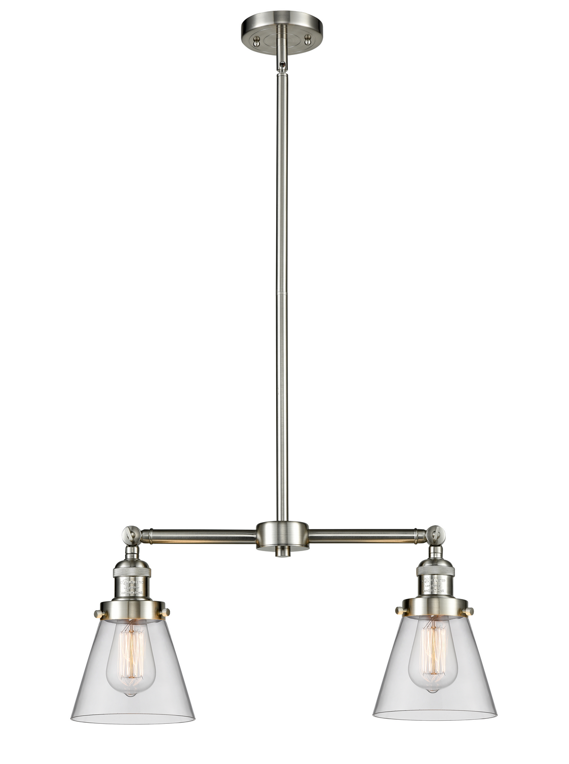 LED Island Pendant by Innovations - Franklin Restoration Collection, Brushed Satin Nickel Finish - 209-SN-G62-LED