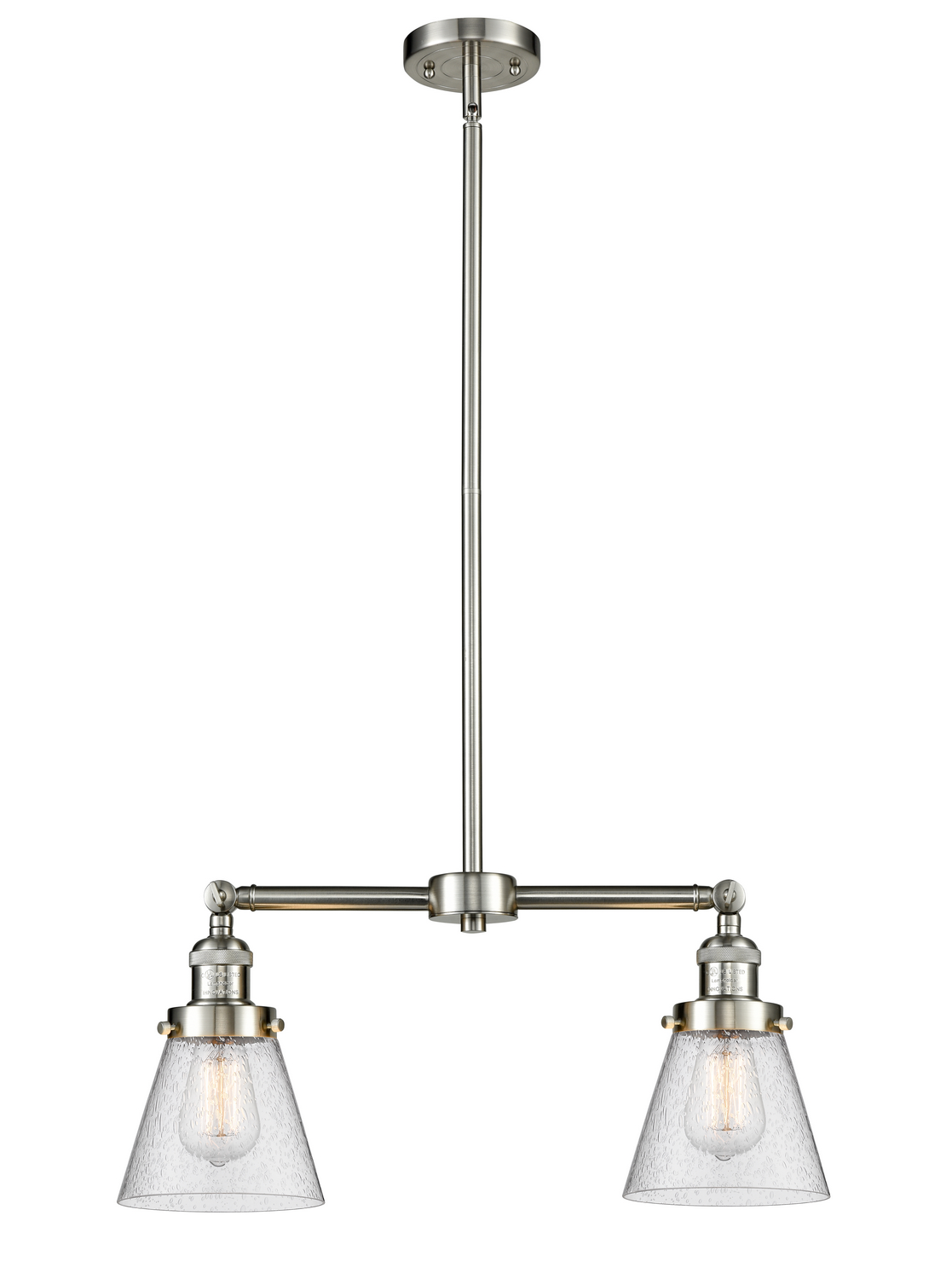 LED Island Pendant by Innovations - Franklin Restoration Collection, Brushed Satin Nickel Finish - 209-SN-G64-LED