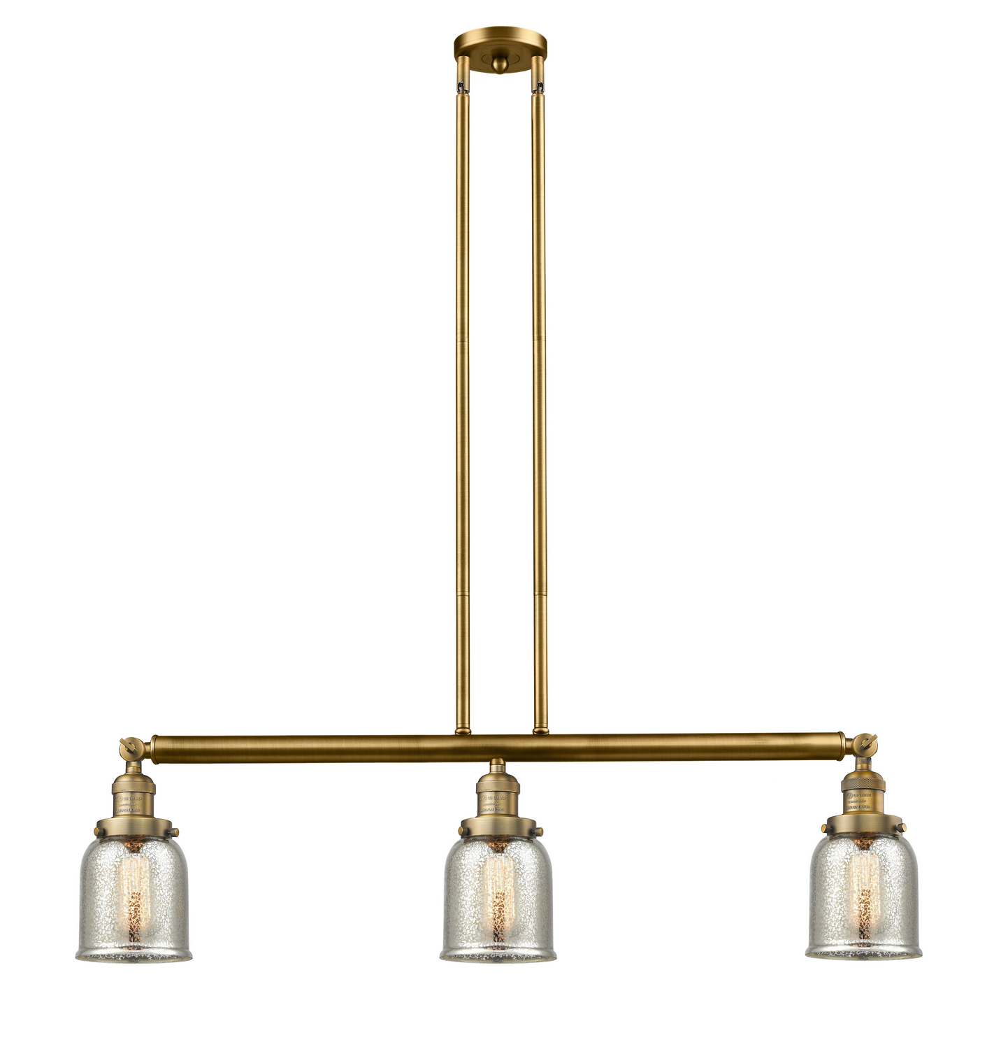 LED Island Pendant by Innovations - Franklin Restoration Collection, Brushed Brass Finish - 213-BB-G58-LED